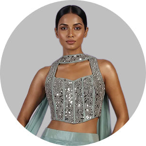 Mirror Work Salwar Suits