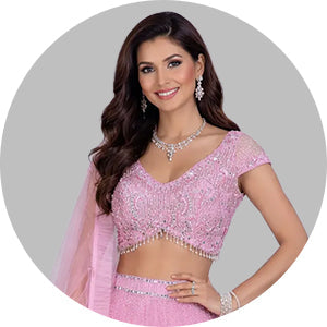 Pink Lehenga Choli