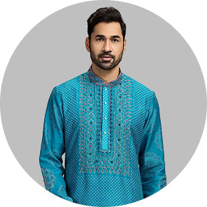 Blue Kurta Pajama