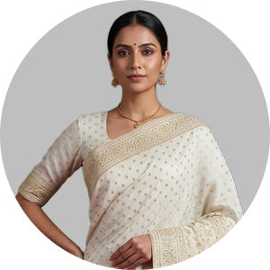 Stone Work Saree