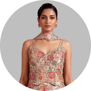 Printed Lehenga choli
