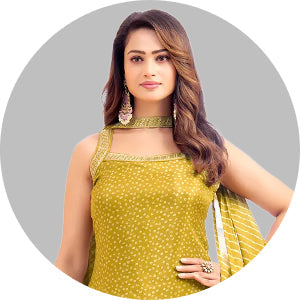 Olive Salwar Suit
