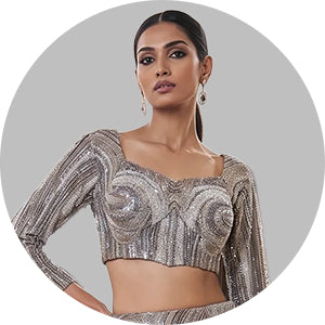 Satin Lehenga Choli