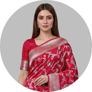 Zari Work Saree