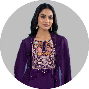 Purple Salwar Suit