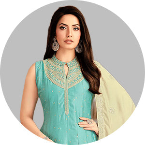 Resham Work Salwar Suits