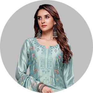 Thread Work Salwar Suits
