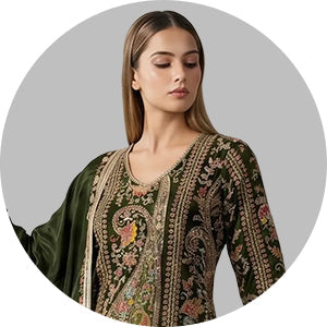 Shibori Print Salwar suit