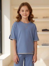 Light blue co ord set for casual wear