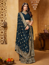 Rama blue majestic bhavana weave