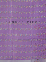 Purple semi tusser silk saree