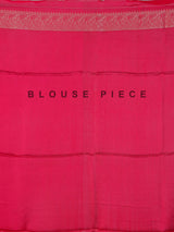 Rani pink zari checks dola silk saree