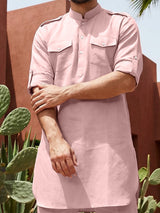 Onion brown elegant mandarin pathani ensemble