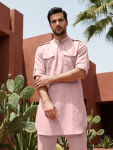 Onion brown elegant mandarin pathani ensemble