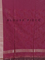 Rich wine art silk saree with classic zari detailing