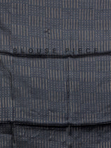 Black art tusser silk patola print border saree