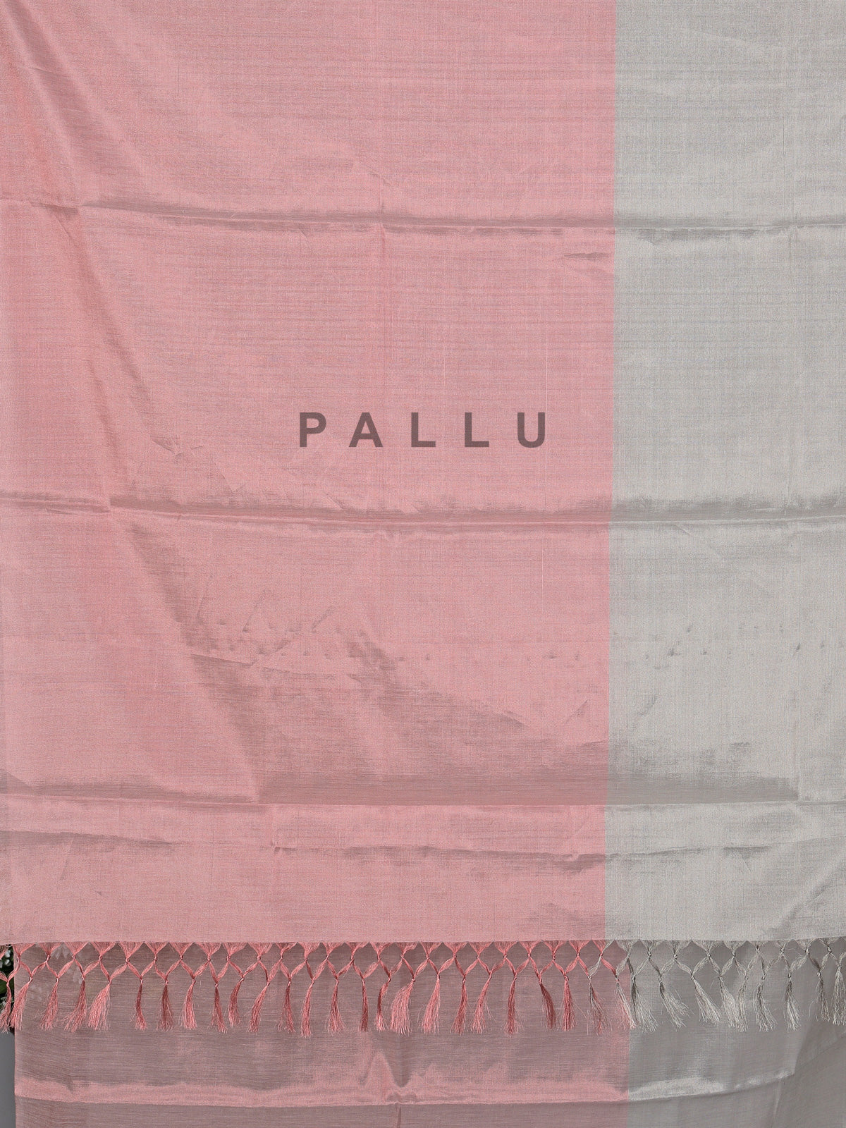 Pink chanderi tissue silk festive wear saree