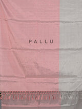 Pink chanderi tissue silk festive wear saree