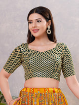 Bottle green silk sweetheart neck blouse