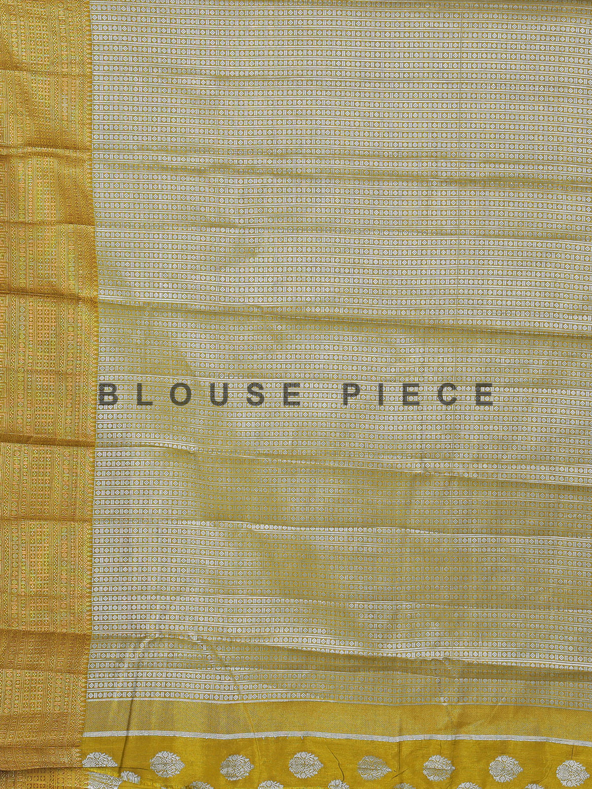 Mustard yellow art silk saree with zari glow