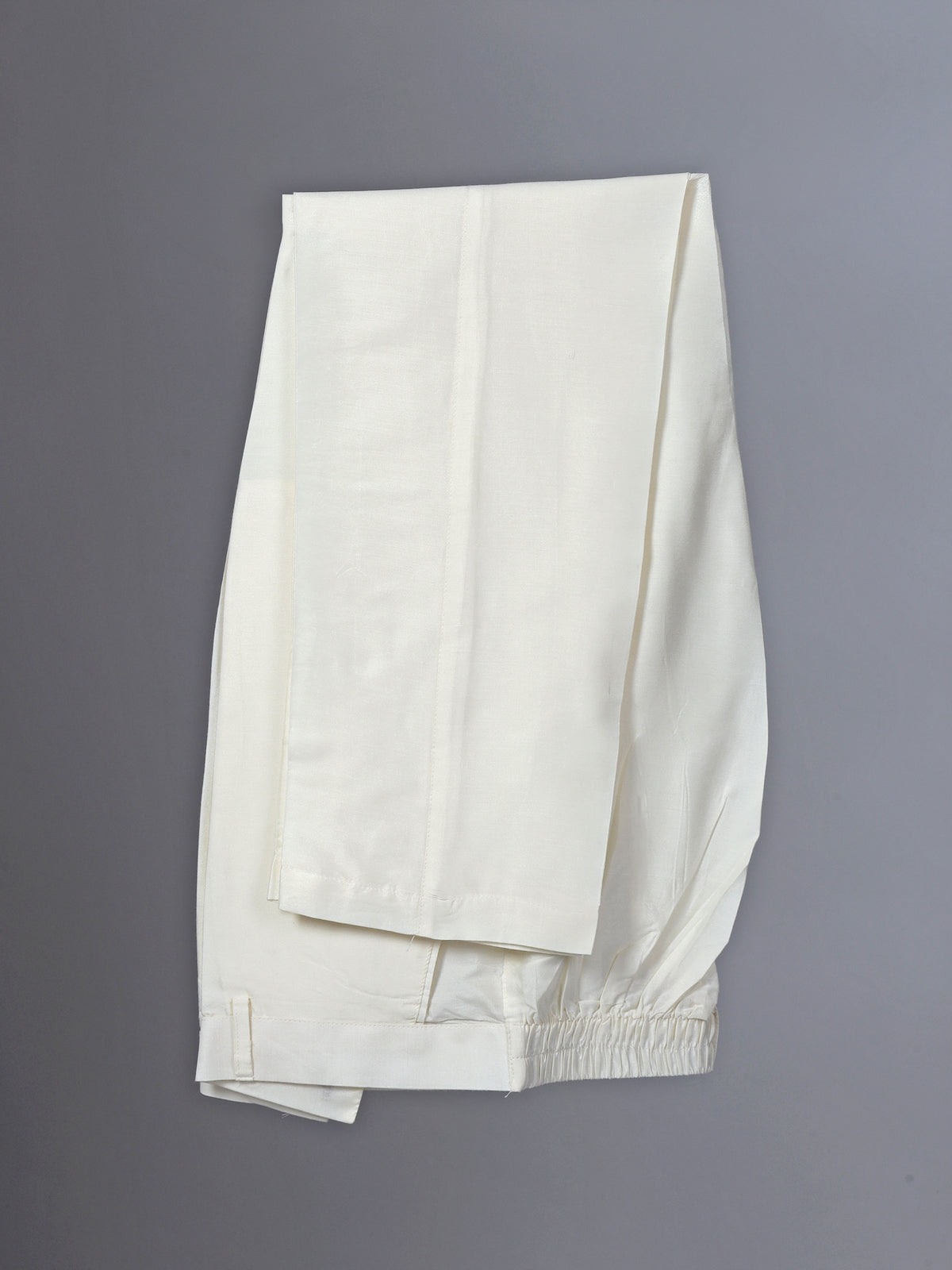White silk waistcoat set for reception