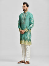 Blue thread embellished ceremonial classic