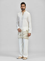 Ivory silver gota heritage celebration attire