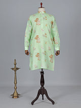 Trendy cotton printed kurta suit