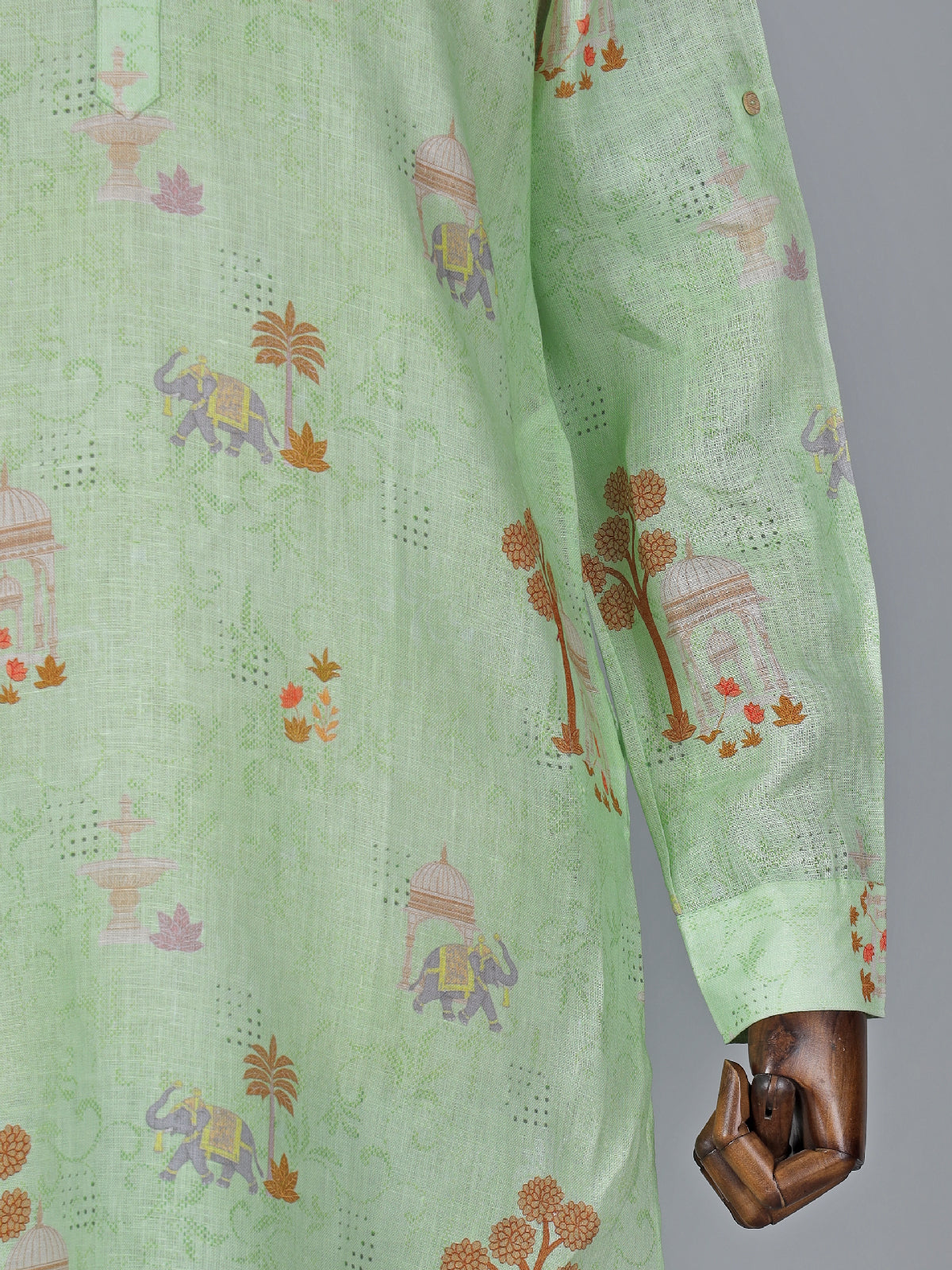Trendy cotton printed kurta suit