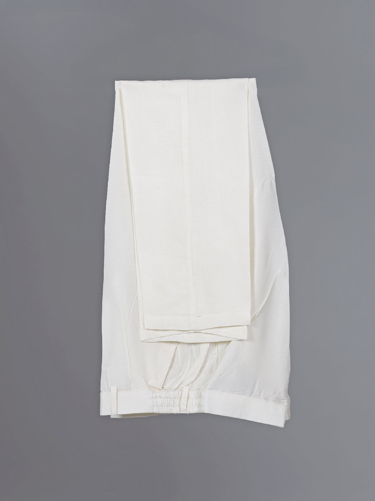 White embroidery silk kurta suit