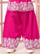 Pink wedding wear salwar suit with dupatta