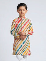 Multi color embroidery and sequins work kurta