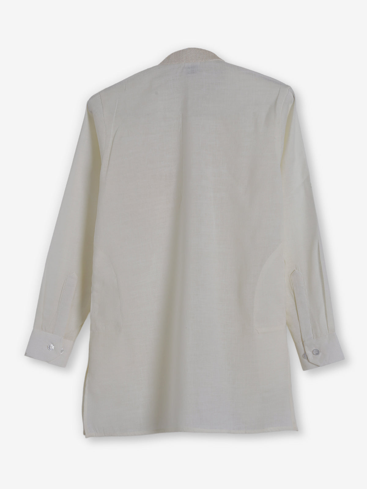 Cream cotton linen festive eid pathani suit