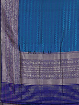 Dual tone green pure banarasi silk festive saree