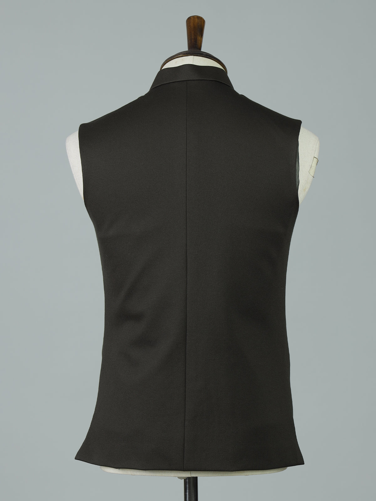 Dark green regal polyester viscose waistcoat