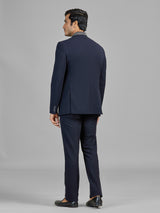 Navy wedding wear terry rayon jodhpuri suit for men
