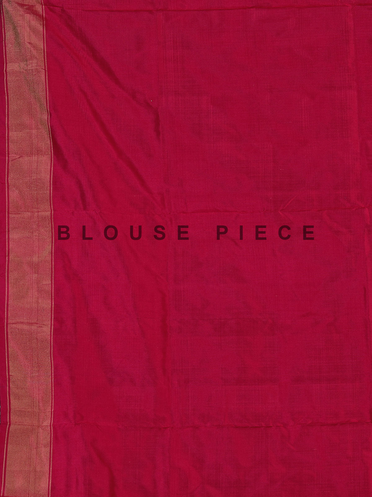 Fuchsia magenta hyderabadi patola silk saree with geometric weave