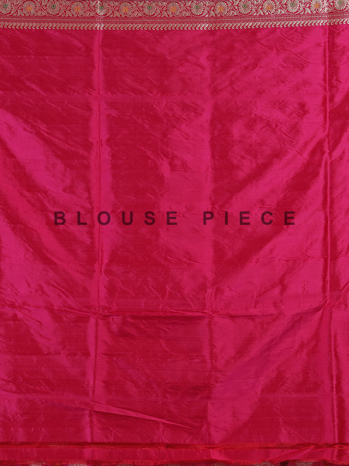 Magenta banarasi silk saree with zari buta motifs