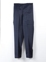 Navy linen waistcoat set with chinese collar design