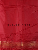 Maroon patola silk saree with zari pallu design