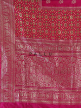 Rani pink banarasi silk saree perfect for wedding celebrations