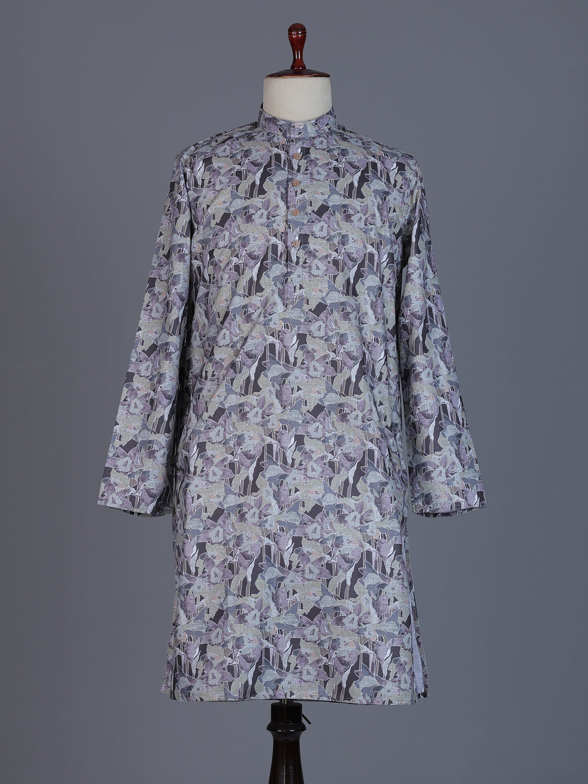 Multicolor cotton printed kurta suit for men