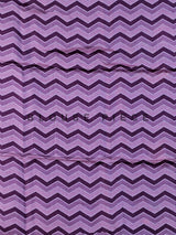 Purple tusser silk saree with graceful bird threadwork detailing