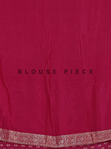 Maroon dola silk saree with rich zari butti design