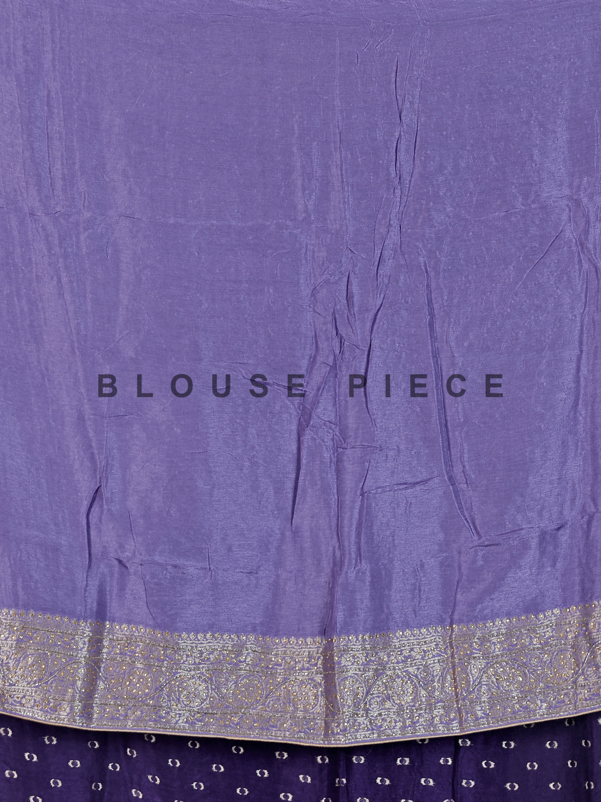 Purple dola silk saree with stone zari butti elegance