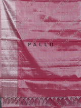 Pink saree in pure Kanjivaram silk for wedding wear