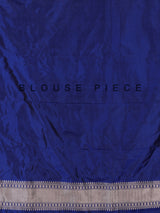 Royal blue banarasi silk traditional saree