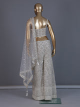 Beige radiant sparkle designer salwar suit