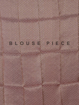 Pink elegant floral zari woven festive saree