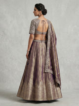 Pastel purple royal wedding wear lehenga choli